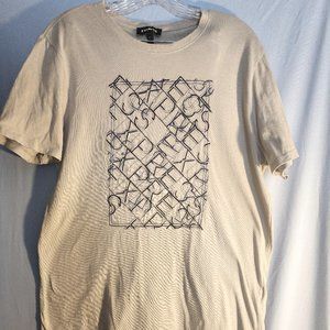 Men Embroidered Express Logo Short Sleeve T-Shirt Size Medium